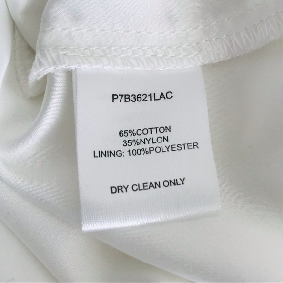 Parker Jewel Neck Eyelet Lace Bohemian Crochet Cocktail Bridal Dress - Picture 13 of 13